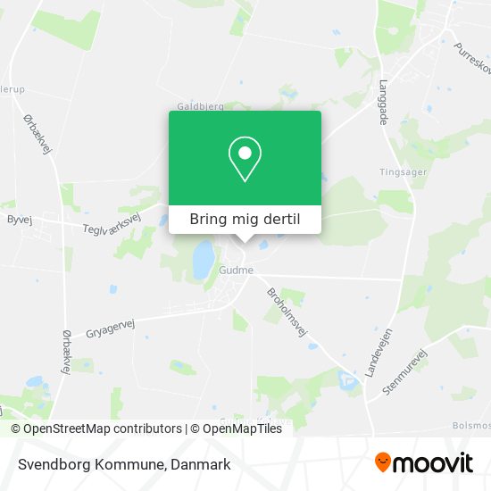 Svendborg Kommune kort