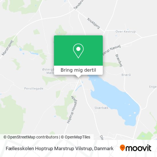 Fællesskolen Hoptrup Marstrup Vilstrup kort
