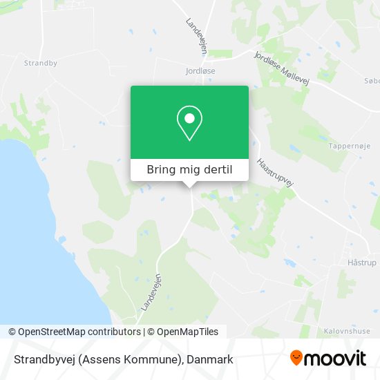 Strandbyvej (Assens Kommune) kort