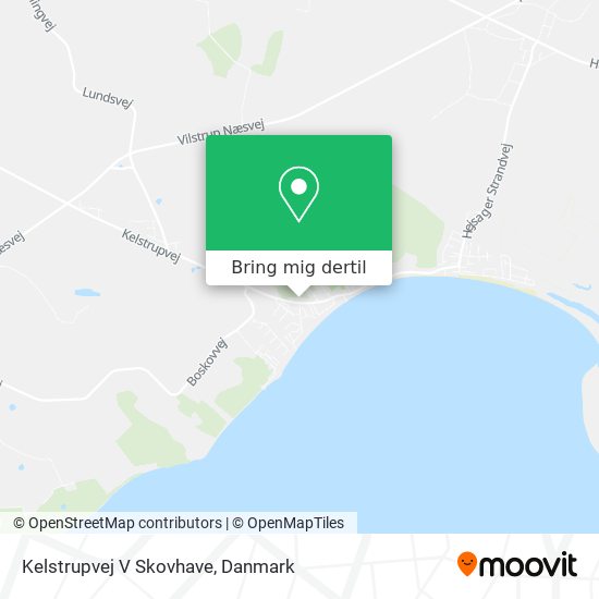 Kelstrupvej V Skovhave kort