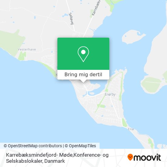 Karrebæksmindefjord- Møde,Konference- og Selskabslokaler kort
