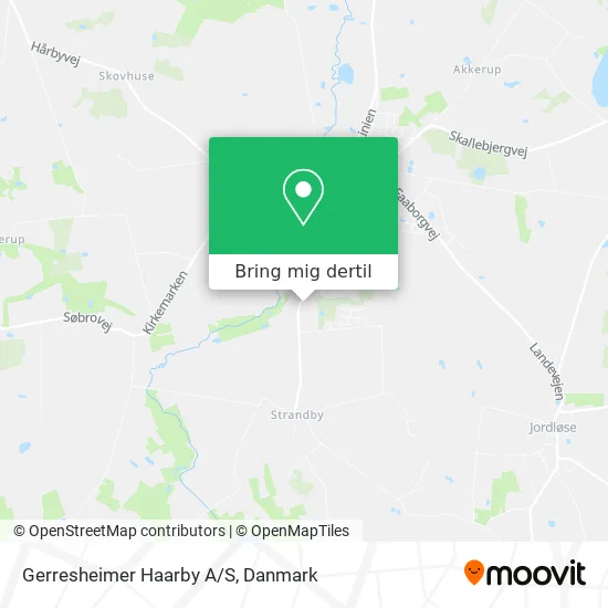 Gerresheimer Haarby A/S kort
