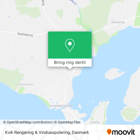 Kvik Rengøring & Vinduespolering kort