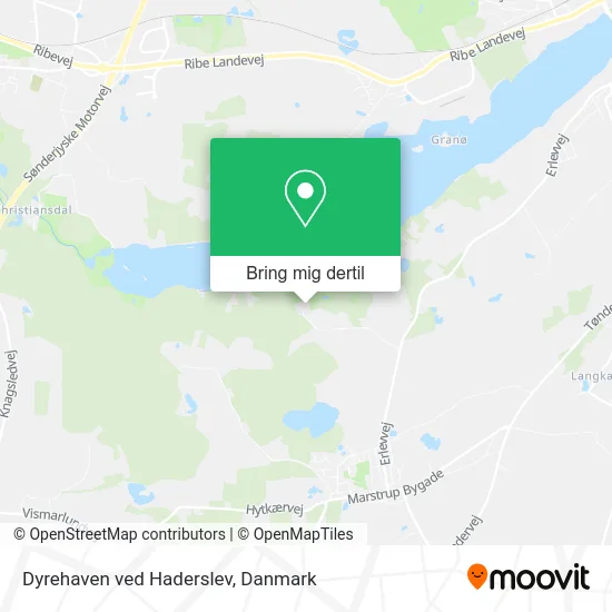 Dyrehaven ved Haderslev kort
