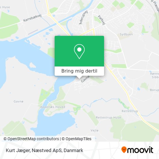Kurt Jæger, Næstved ApS kort