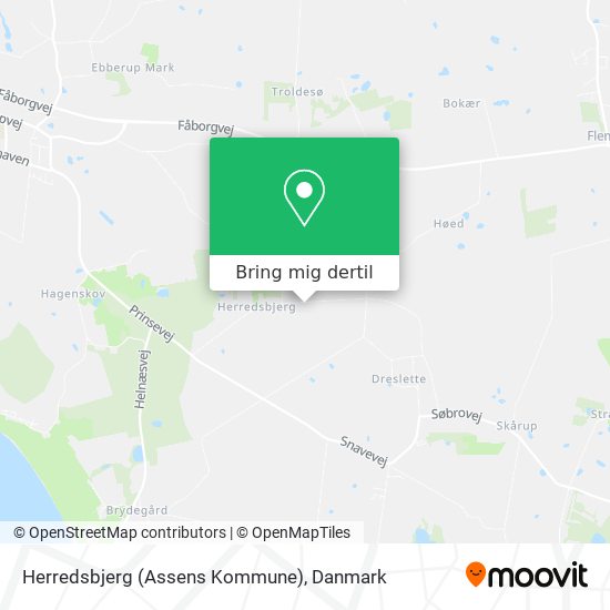 Herredsbjerg (Assens Kommune) kort