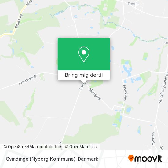 Svindinge (Nyborg Kommune) kort