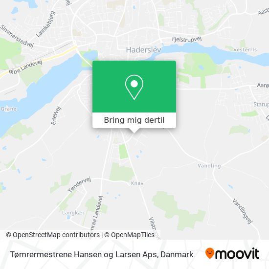 Tømrermestrene Hansen og Larsen Aps kort