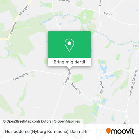 Huslodderne (Nyborg Kommune) kort