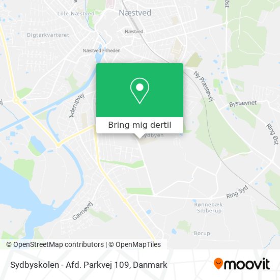 Sydbyskolen - Afd. Parkvej 109 kort
