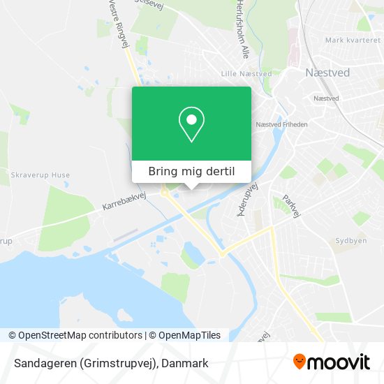 Sandageren (Grimstrupvej) kort