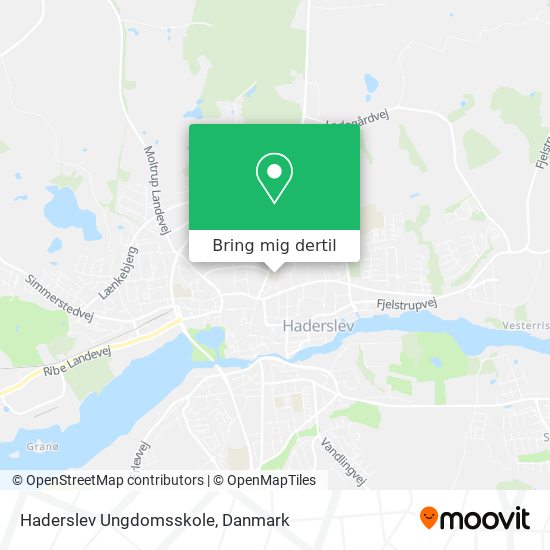 Haderslev Ungdomsskole kort