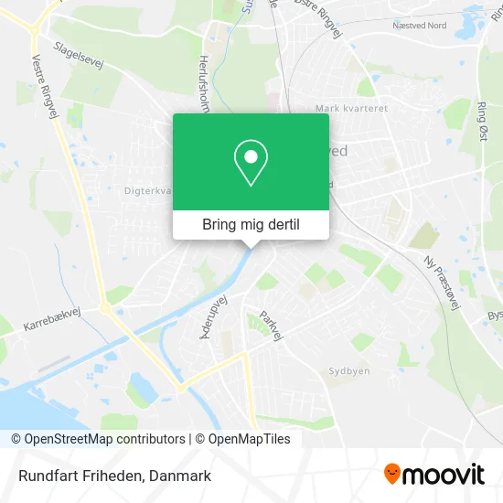 Rundfart Friheden kort