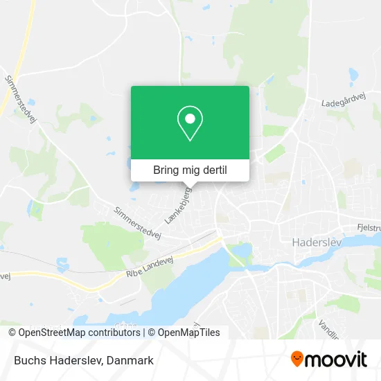 Buchs Haderslev kort