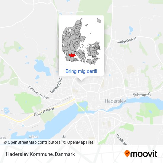 Haderslev Kommune kort