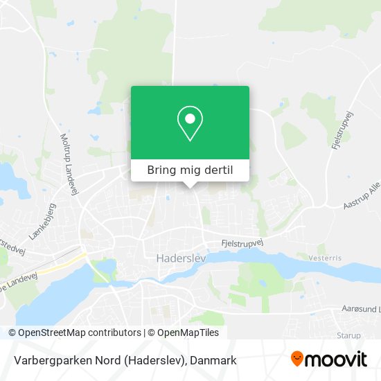 Varbergparken Nord (Haderslev) kort