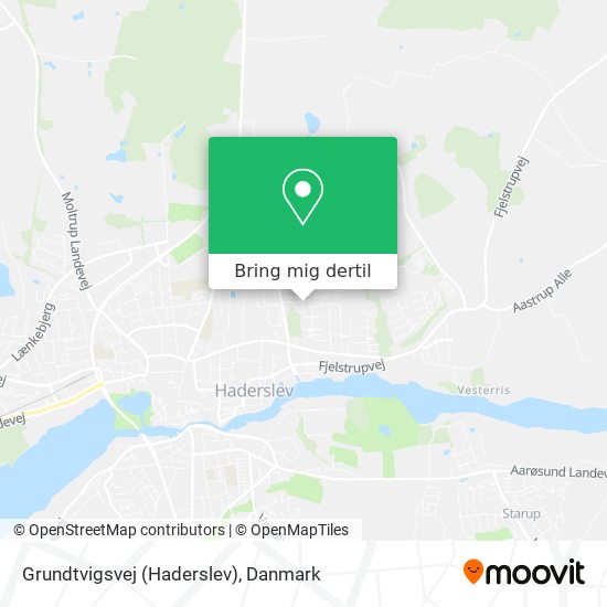 Grundtvigsvej (Haderslev) kort