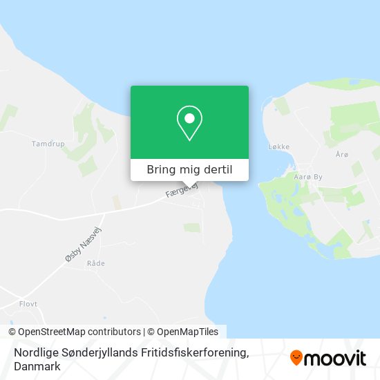 Nordlige Sønderjyllands Fritidsfiskerforening kort