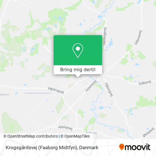 Krogsgårdsvej (Faaborg Midtfyn) kort