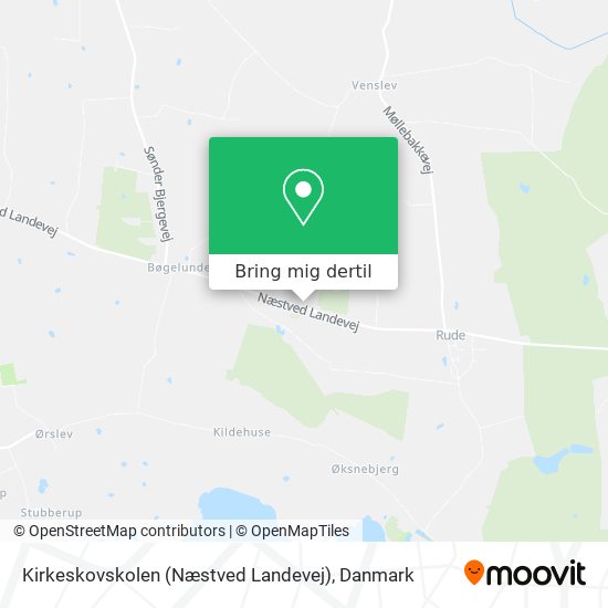 Kirkeskovskolen (Næstved Landevej) kort