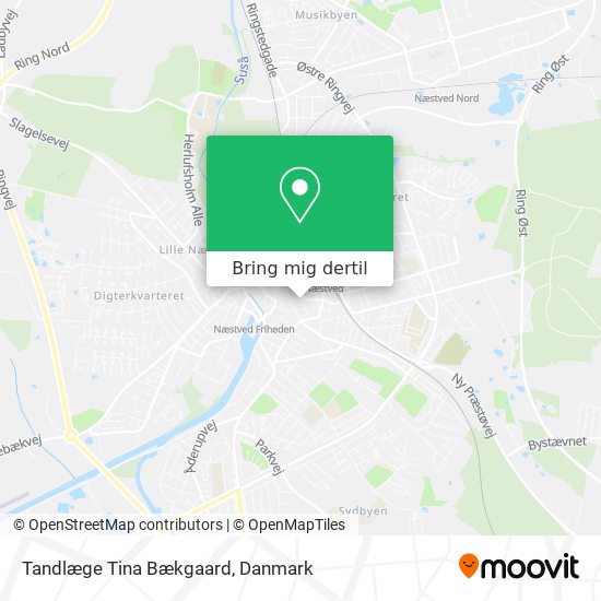 Tandlæge Tina Bækgaard kort