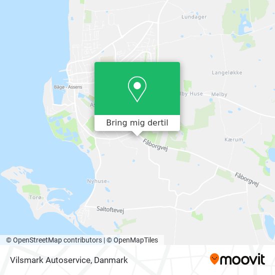 Vilsmark Autoservice kort