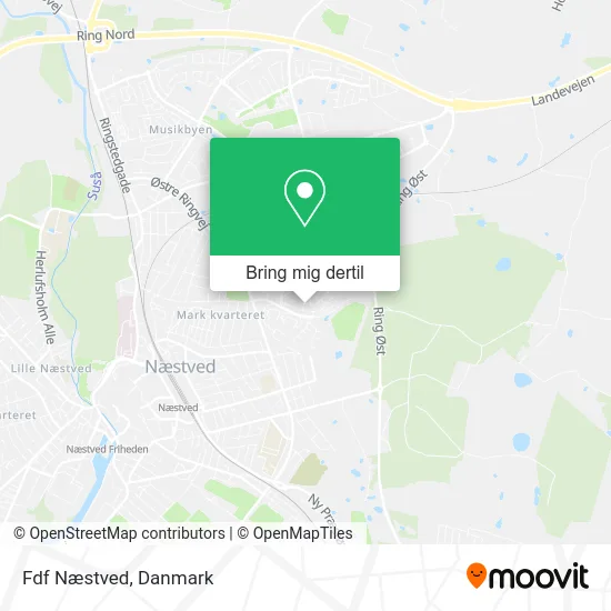 Fdf Næstved kort