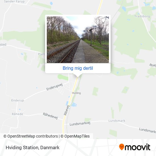 Hviding Station kort