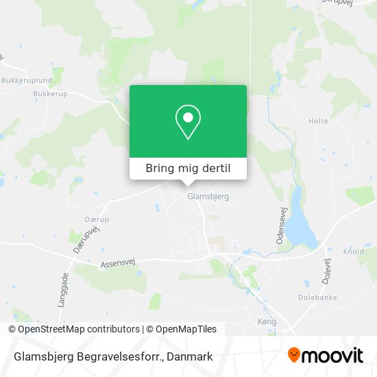 Glamsbjerg Begravelsesforr. kort