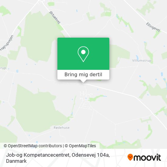 Job-og Kompetancecentret, Odensevej 104a kort