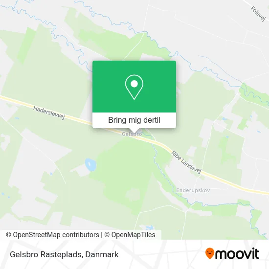 Gelsbro Rasteplads kort