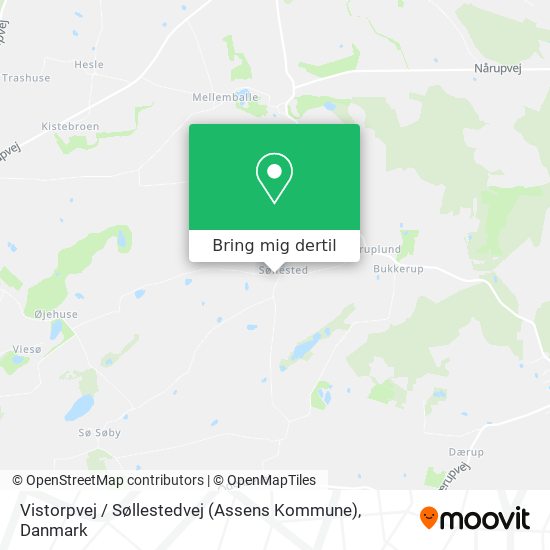 Vistorpvej / Søllestedvej (Assens Kommune) kort