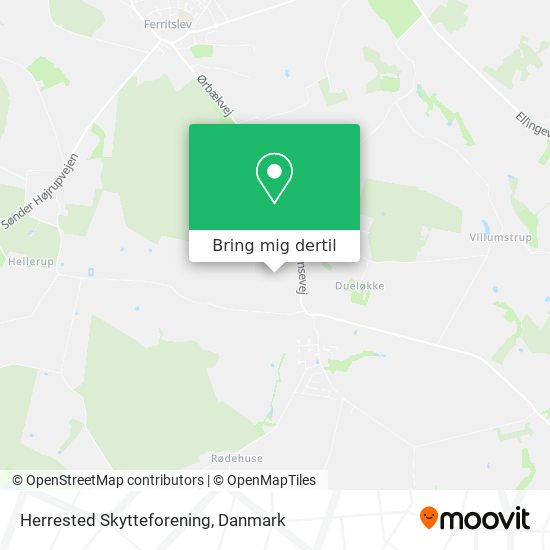 Herrested Skytteforening kort