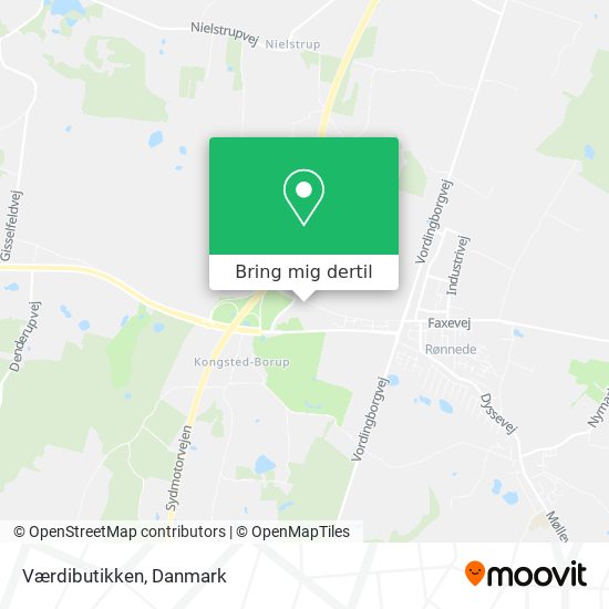 Værdibutikken kort
