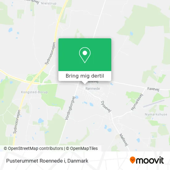 Pusterummet Roennede i kort