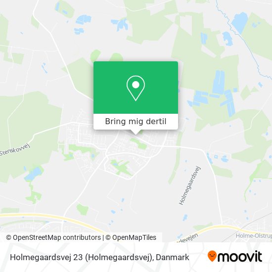 Holmegaardsvej 23 kort