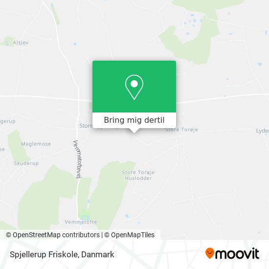 Spjellerup Friskole kort