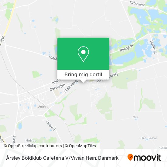Årslev Boldklub Cafeteria V / Vivian Hein kort
