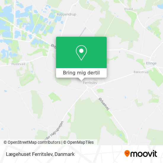 Lægehuset Ferritslev kort