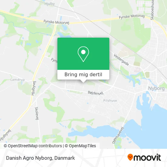 Danish Agro Nyborg kort