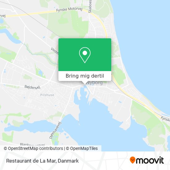 Restaurant de La Mar kort