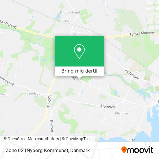 Zone 02 (Nyborg Kommune) kort