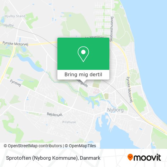 Sprotoften (Nyborg Kommune) kort