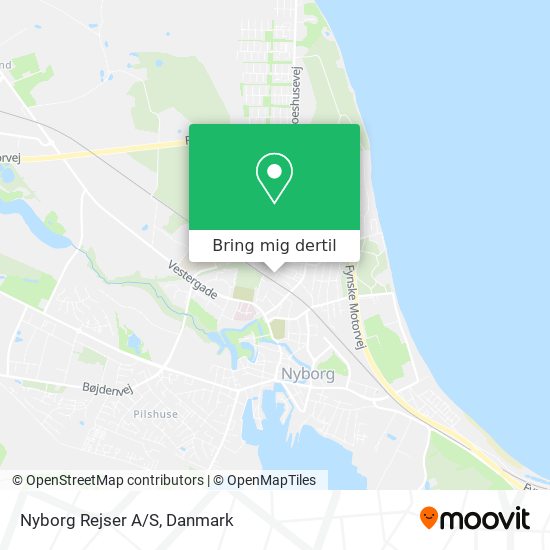 Nyborg Rejser A/S kort