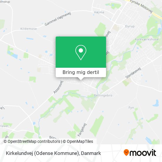 Kirkelundvej (Odense Kommune) kort