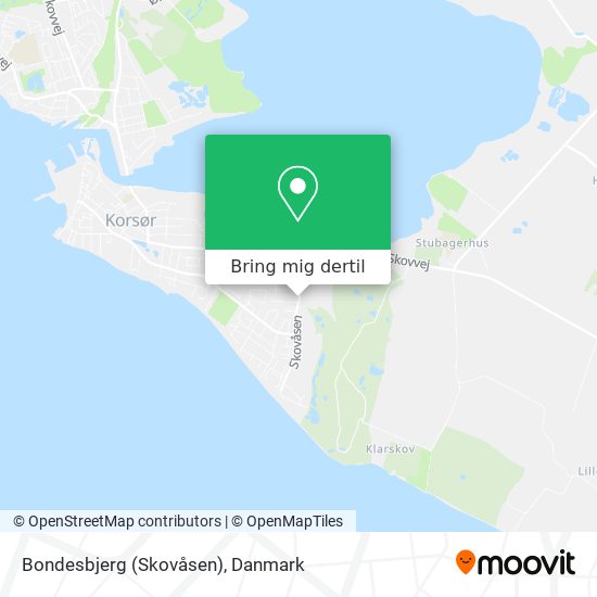 Bondesbjerg (Skovåsen) kort