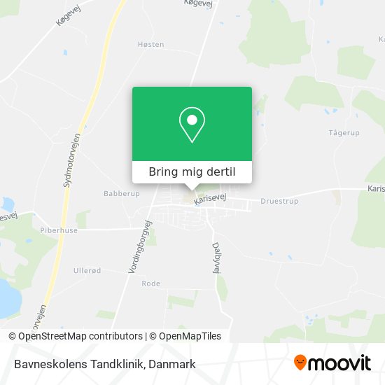 Bavneskolens Tandklinik kort