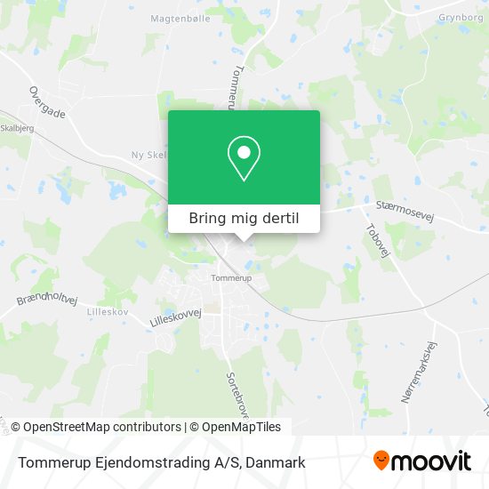 Tommerup Ejendomstrading A/S kort