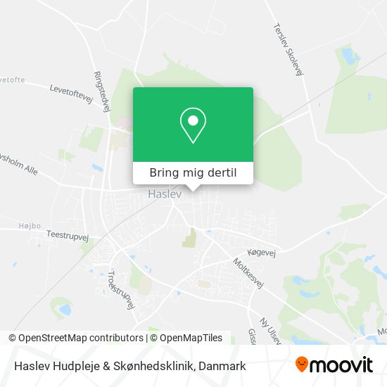 Haslev Hudpleje & Skønhedsklinik kort