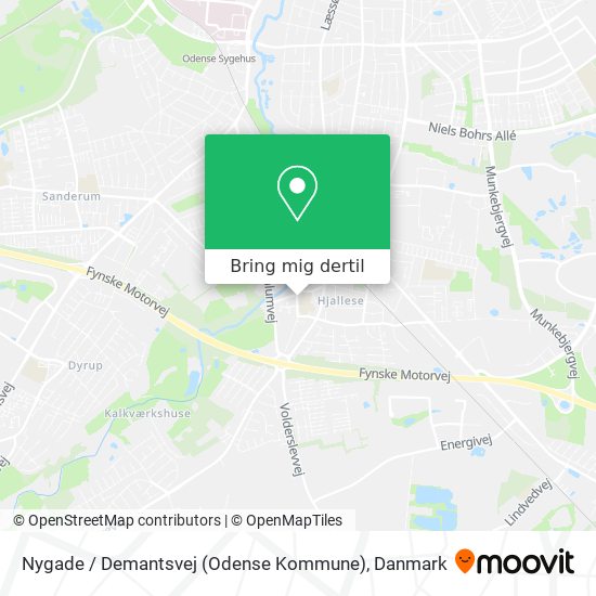 Nygade / Demantsvej (Odense Kommune) kort